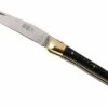 Forge De Laguiole - Natural Wood Folder, 3 Inch, Ebony -Knife Haven Sales LA129EB 01 forge de laguiole vouwmes la129eb d1