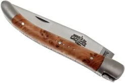 Forge De Laguiole 9cm Juniper, Gematteerd 129INGE -Knife Haven Sales LA129INGE 03 forge de laguiole la129inge 03