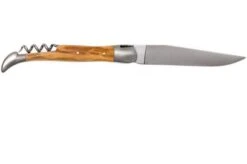 Forge De Laguiole With Corkscrew 22121INOL, Olive Wood -Knife Haven Sales LA22121INOL 02 forge de laguiole la22121inol 02