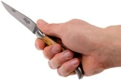 Forge De Laguiole With Corkscrew 22121INOL, Olive Wood -Knife Haven Sales LA22121INOL 08 forge de laguiole la22121inol 08