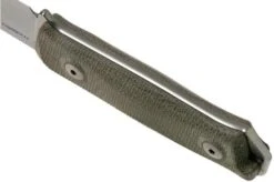 LionSteel B41 Green Canvas Micarta G10 B41-CVG Bushcraft Knife -Knife Haven Sales LI B41 CVG 04 lionsteel