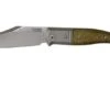 LionSteel Gitano Green Canvas Micarta GT01 CVG Pocket Knife, Gudy Van Poppel Design -Knife Haven Sales LI GT01 CVG 01 lionsteel