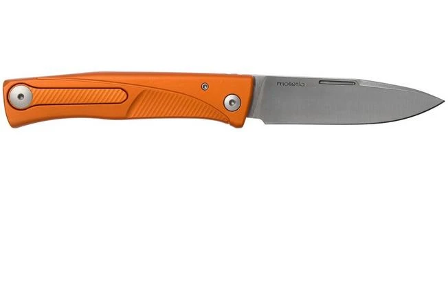 LionSteel Thrill Orange Aluminium Integral Slipjoint Pocket Knife 4 LionSteel Thrill Orange Aluminium Integral Slipjoint Pocket Knife - Image 2