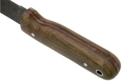 LT Wright Bushcrafter HC, 1075, Matte Green Micarta, Red Liners, Leather Sheath, Bushcraft Knife 12 LT Wright Bushcrafter HC, 1075, Matte Green Micarta, Red Liners, Leather Sheath, Bushcraft Knife -Knife Haven Sales LT BHC GM RL LS 04 lt wright