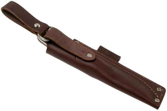 LT Wright GNS Scandi Grind, O1, Matte Green Micarta, Red Liners, Leather Sheath, Bushcraft Knife 9 LT Wright GNS Scandi Grind, O1, Matte Green Micarta, Red Liners, Leather Sheath, Bushcraft Knife - Image 7