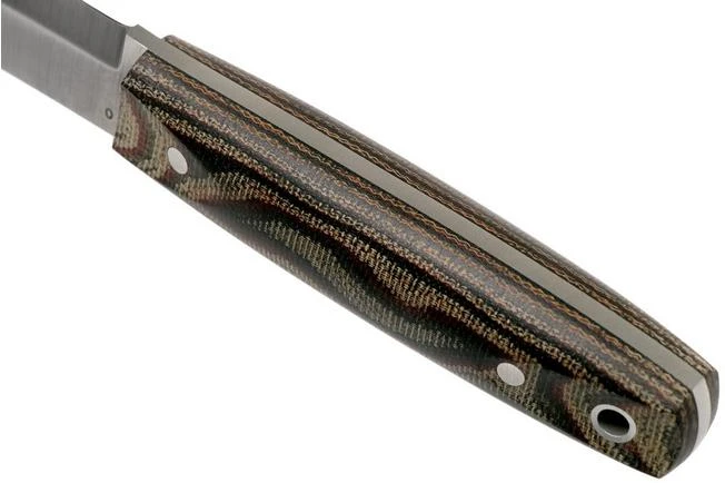 LT Wright Pronghorn, O1, Matte Python Micarta, Leather Sheath, Bushcraft Knife 6 LT Wright Pronghorn, O1, Matte Python Micarta, Leather Sheath, Bushcraft Knife - Image 4