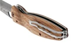 Mcusta MC-0182G Sengoku Toyotomi Hideyoshi SPG2, Yellow Pakka Wood, Gentleman's Knife -Knife Haven Sales MC 0182G 04 mcusta