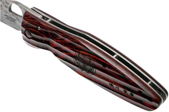 Mcusta MC-0183G Sengoku Tokugawa Ieyasu SPG2, Red Pakka Wood, Gentleman's Knife 9 Mcusta MC-0183G Sengoku Tokugawa Ieyasu SPG2, Red Pakka Wood, Gentleman's Knife - Image 7