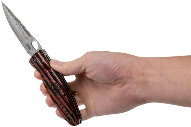 Mcusta MC-0183G Sengoku Tokugawa Ieyasu SPG2, Red Pakka Wood, Gentleman's Knife 10 Mcusta MC-0183G Sengoku Tokugawa Ieyasu SPG2, Red Pakka Wood, Gentleman's Knife - Image 8