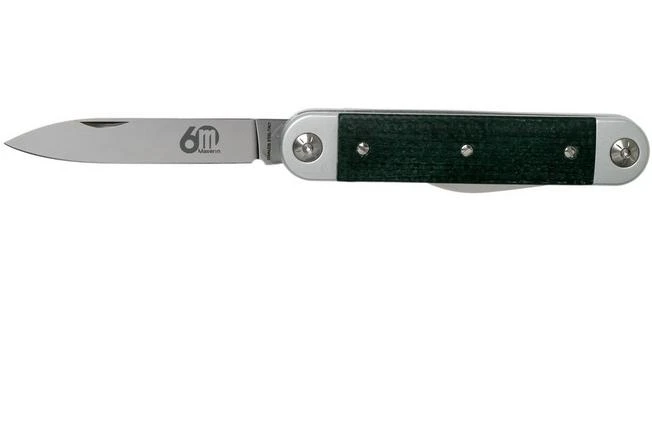 Maserin 60° Knife Sessantesimo 195/MCV Green Micarta Pocket Knife 5 Maserin 60° Knife Sessantesimo 195/MCV Green Micarta Pocket Knife - Image 3