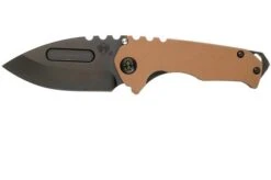 Medford Praetorian Genesis G 3V, PVD Droppoint Blade, Coyote G10 Handle, PVD Hardware Pocket Knife