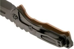 Medford Praetorian Genesis G 3V, PVD Droppoint Blade, Coyote G10 Handle, PVD Hardware Pocket Knife -Knife Haven Sales MF 21 GN 02 05 medford