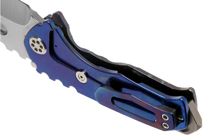 Medford Praetorian Genesis T S35VN, Tumbled Tanto Blade, Galaxy Handle, Silver Hardware Pocket Knife 7 Medford Praetorian Genesis T S35VN, Tumbled Tanto Blade, Galaxy Handle, Silver Hardware Pocket Knife - Image 5