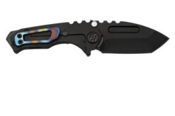 Medford Micro T, S45VN PVD Tanto Blade, Faced Flamed Galaxy Handle Pocket Knife -Knife Haven Sales MF 23 MT 01 02 medford