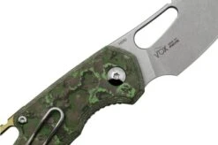 MKM Isonzo FX03-2CJ Cleaver Stonewashed, Jungle Wear Carbon Fibre Pocket Knife, Jesper Voxnaes Design -Knife Haven Sales MMK FX03 2CJ 05 mkm