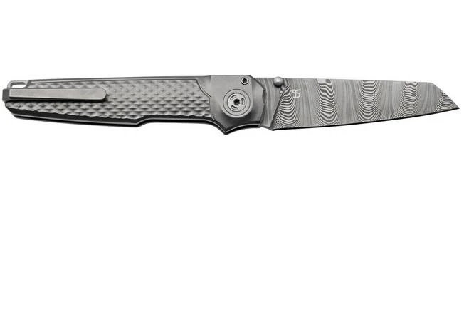 MKM Miura Damascus Limited Edition MI-D Pocket Knife, Simone Tonolli Design 4 MKM Miura Damascus Limited Edition MI-D Pocket Knife, Simone Tonolli Design - Image 2