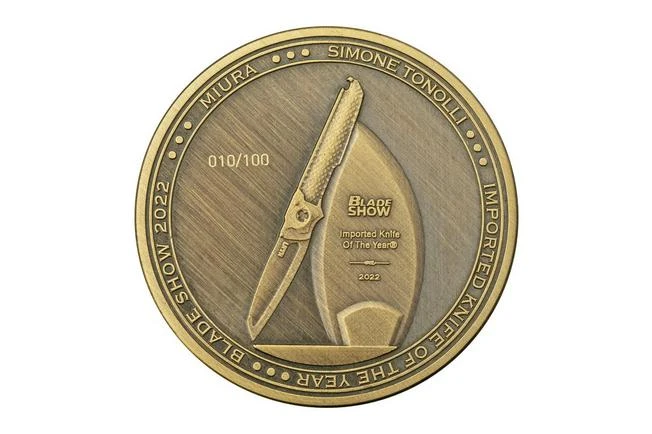 MKM Miura Damascus Limited Edition MI-D Pocket Knife, Simone Tonolli Design 10 MKM Miura Damascus Limited Edition MI-D Pocket Knife, Simone Tonolli Design - Image 8