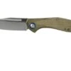 MKM Fara MY01-GC Green Micarta Pocket Knife, Lucas Burnley Design -Knife Haven Sales MMK MY01 GC 01 mkm knives