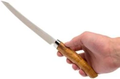 Nesmuk SOUL Slicer 16 Cm, Olive Wood, S3O1602012 -Knife Haven Sales NES3O1602012 06 nesmuk soul nes3o1602012 06