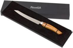 Nesmuk SOUL Slicer 16 Cm, Olive Wood, S3O1602012 -Knife Haven Sales NES3O1602012 07 nesmuk soul nes3o1602012 07