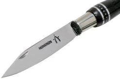 Nontron No. 22 Nickel Silver Turning Ferrule, Marquetry Ebony Aluminium, Double Ferrule NN22DVEBALU Pocket Knife -Knife Haven Sales NN22DVEBALU 03 nontron