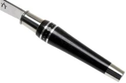 Nontron No. 22 Nickel Silver Turning Ferrule, Marquetry Ebony Aluminium, Double Ferrule NN22DVEBALU Pocket Knife -Knife Haven Sales NN22DVEBALU 06 nontron