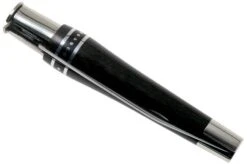 Nontron No. 25 Nickel Silver Turning Ferrule, Marquetry Ebony Aluminium, Double Ferrule NN25DVEBALU Pocket Knife -Knife Haven Sales NN25DVEBALU 04 nontron