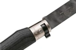 Old Bear Classical Black M, Damascus DS93X, 9305-19-MNK Pocket Knife -Knife Haven Sales OB9305 19 MNK 06 oldbear