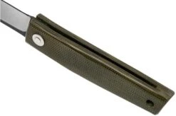 Ohta FK5 Higonokami-pocket Knife, Green Canvas Micarta -Knife Haven Sales OHTA OFF FK5 M G 05 ohta knives
