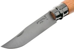 Opinel Pocket Knife No. 8 Classic, Stainless Steel, Leather Sheath, Beech -Knife Haven Sales OP001089 03 opinel v201903