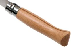 Opinel Pocket Knife No. 8 Classic, Stainless Steel, Leather Sheath, Beech -Knife Haven Sales OP001089 05 opinel v201903