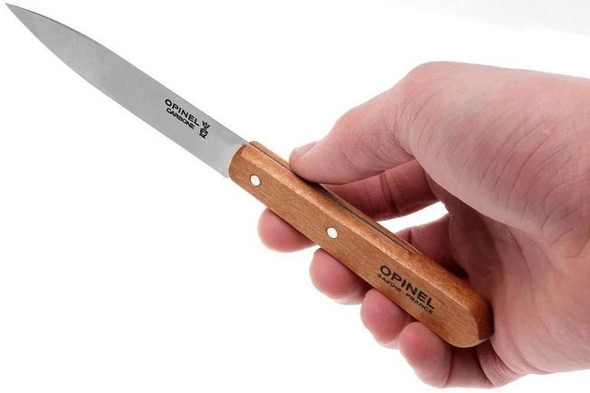 Opinel Paring Knives, Set Of 2 N°102, Carbon Steel 8 Opinel Paring Knives, Set Of 2 N°102, Carbon Steel - Image 6