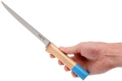 Opinel Parallèle POP N°121 Flexible Fillet Knife 18 Cm, Blue -Knife Haven Sales OP002128 06 opinel parallele op002128 06