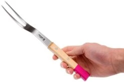 Opinel Parallèle POP N°124 Meat Fork, Fuchsia -Knife Haven Sales OP002131 05 opinel parallele op002131 05