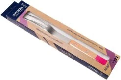 Opinel Parallèle POP N°124 Meat Fork, Fuchsia -Knife Haven Sales OP002131 06 opinel parallele op002131 06