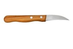 Otter Paring Knife 1011 OL Curved Stainless Olive, Paring Knife -Knife Haven Sales OR1011OL 02 otter