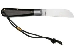 Otter Anchor Knife SET 173 Large Stainless, Grenadilla, Brass Anchor, Leather Strap, Pocket Knife -Knife Haven Sales ORSET173 02 otter