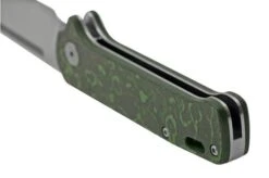 QSP Knife Penguin QS130SJ-E1, CPM 20CV Stonewashed, Fat Carbon Jungle Wear, Slipjoint Pocket Knife -Knife Haven Sales QS130SJ E1 04 qsp