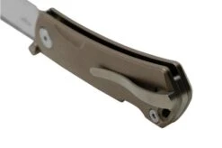 Real Steel Luna Maius Titanium Tan Bronze 7092, Pocket Knife -Knife Haven Sales RL7092 04 realsteel