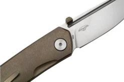 Real Steel Luna Maius Titanium Tan Bronze 7092, Pocket Knife -Knife Haven Sales RL7092 05 realsteel
