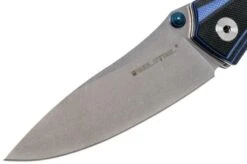 Real Steel Horus E802 Black/Blue 7432, Pocket Knife -Knife Haven Sales RL7432 03 real steel