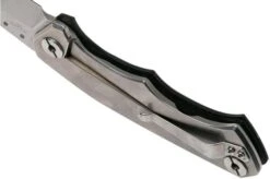 Real Steel Crusader 3701 Black 7441 Pocket Knife, Poltergeist Design -Knife Haven Sales RL7441 05 real steel knives