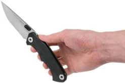 Real Steel Crusader 3701 Black 7441 Pocket Knife, Poltergeist Design -Knife Haven Sales RL7441 08 real steel knives