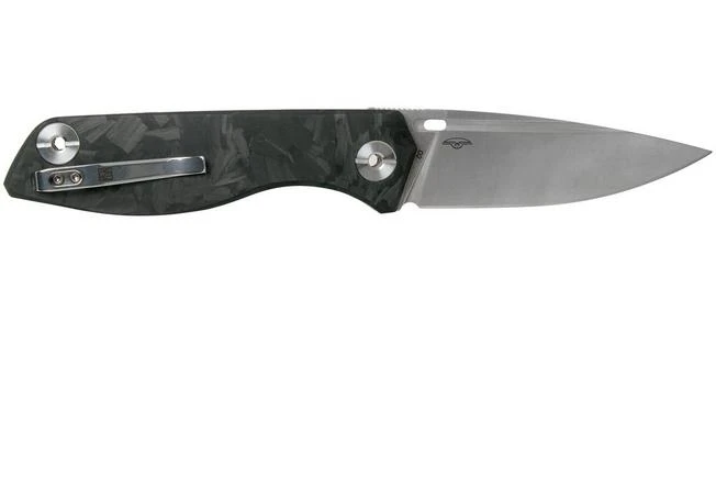 Real Steel Sidus Free 7467 Luminous Carbon Fibre Pocket Knife, Poltergeist Design 4 Real Steel Sidus Free 7467 Luminous Carbon Fibre Pocket Knife, Poltergeist Design - Image 2