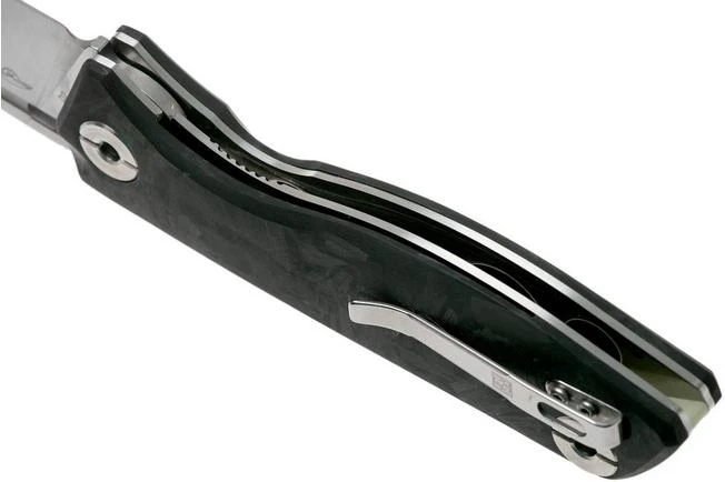 Real Steel Sidus Free 7467 Luminous Carbon Fibre Pocket Knife, Poltergeist Design 7 Real Steel Sidus Free 7467 Luminous Carbon Fibre Pocket Knife, Poltergeist Design - Image 5