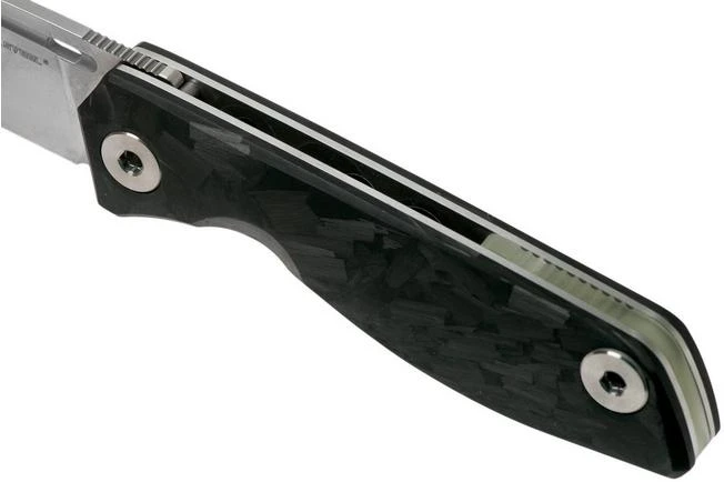 Real Steel Sidus Free 7467 Luminous Carbon Fibre Pocket Knife, Poltergeist Design 9 Real Steel Sidus Free 7467 Luminous Carbon Fibre Pocket Knife, Poltergeist Design - Image 7