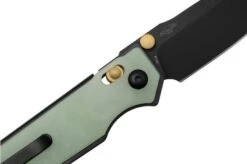 Real Steel Sacra, 7711NB Natural G10, K110 Black, Pocket Knife -Knife Haven Sales RL7711NB 05 realsteel