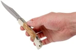 Robert Klaas Monolith Lockback 110mm Olive Wood 1997-460 Hunting Knife -Knife Haven Sales RS1997 437 08 robert klaas rs1997 437 08