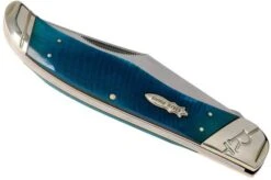 Rough Ryder Black & Blue Folding Hunter RR2117 Pocket Knife -Knife Haven Sales RY2117 04 rough ryder