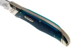 Rough Ryder Black & Blue Folding Hunter RR2117 Pocket Knife -Knife Haven Sales RY2117 06 rough ryder
